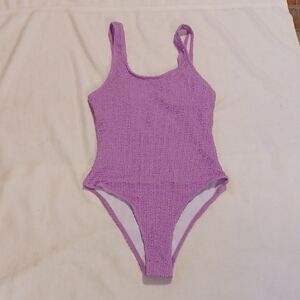 Purple One Piece Swimsuit